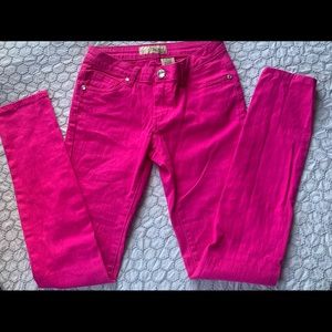 Pink jeans